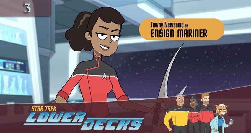 Актеры фильма Звездный путь: Нижние палубы (Star Trek: Lower Decks) (1-10,11,12 серия)