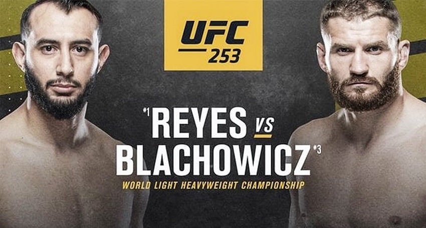 Доминик Рейес - Ян Блахович (UFC 253, 27.09.2020) смотреть онлайн бесплатно