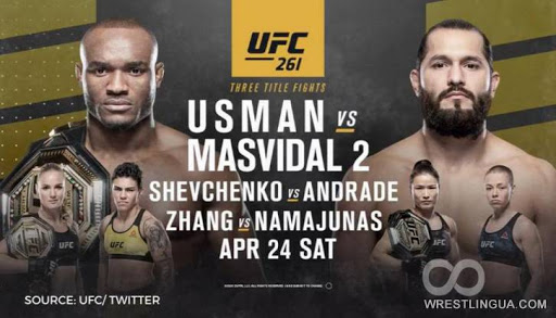 UFC 261, Усман — Масвидаль 2 смотреть в HD | 24.04.21 05:00