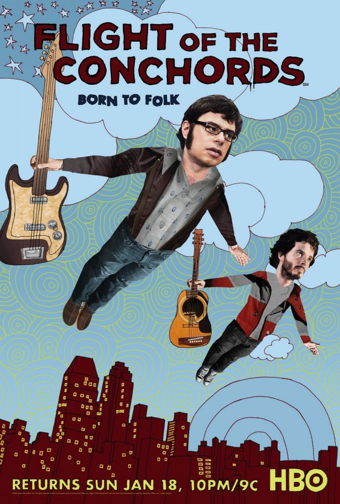 Сериал Летучие Конкорды (Flight of the Conchords) (2007) 1 сезон смотреть в Full HD без подписки онлайн