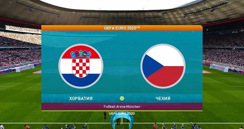 Хорватия - Чехия (Евро-2020, Групповая стадия, 18.06.2021) 2 видео
