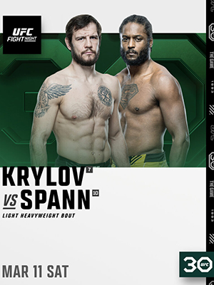 Никита Крылов - Райан Спэнн (UFC 12.03.2023) смотреть онлайн