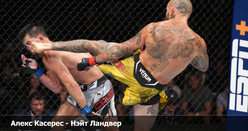 Алекс Касерес - Нэйт Ландвер (UFC 26.03.2023) 2 смотреть бесплатно полностью