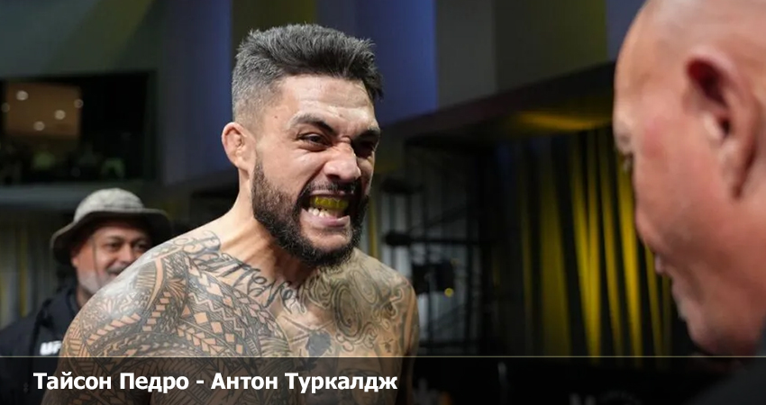 Тайсон Педро - Антон Туркалдж (09.09.2023) 2 без подписки
