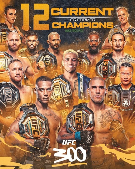 UFC 300: Перейра - Хилл, Гэтжи Холлоуэй, Оливейра Царукян и все бои вечера 14.04.2024 2 (, США) смотреть онлайн
