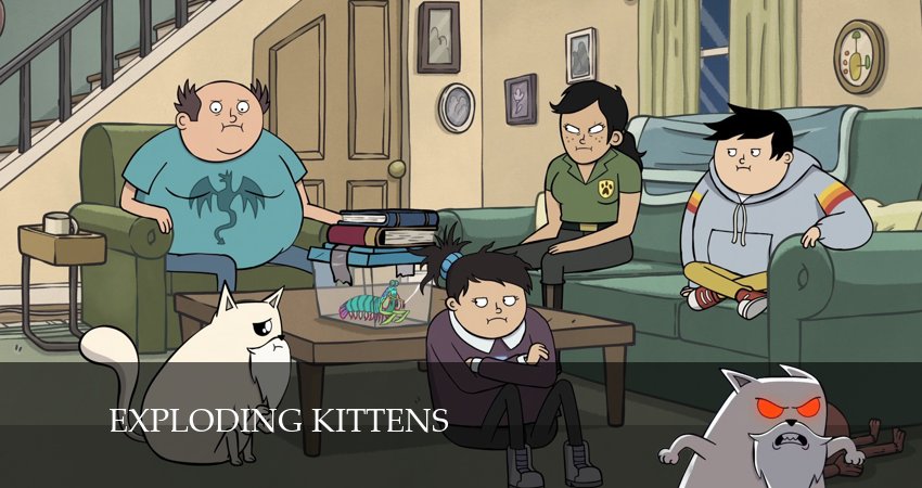 Взрывные котята 1 сезон 2 серия смотреть полностью без перерыва