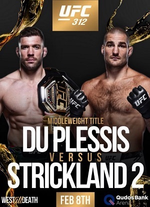 Дрикусдю Плесси - Шон Стриклэнд (UFC 312, 09.02.2025) смотреть онлайн