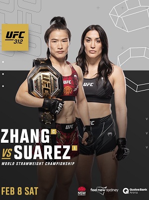 Чжан Вейли - Татьяны Суарес (UFC 312, 09.02.2025) (, США) смотреть онлайн