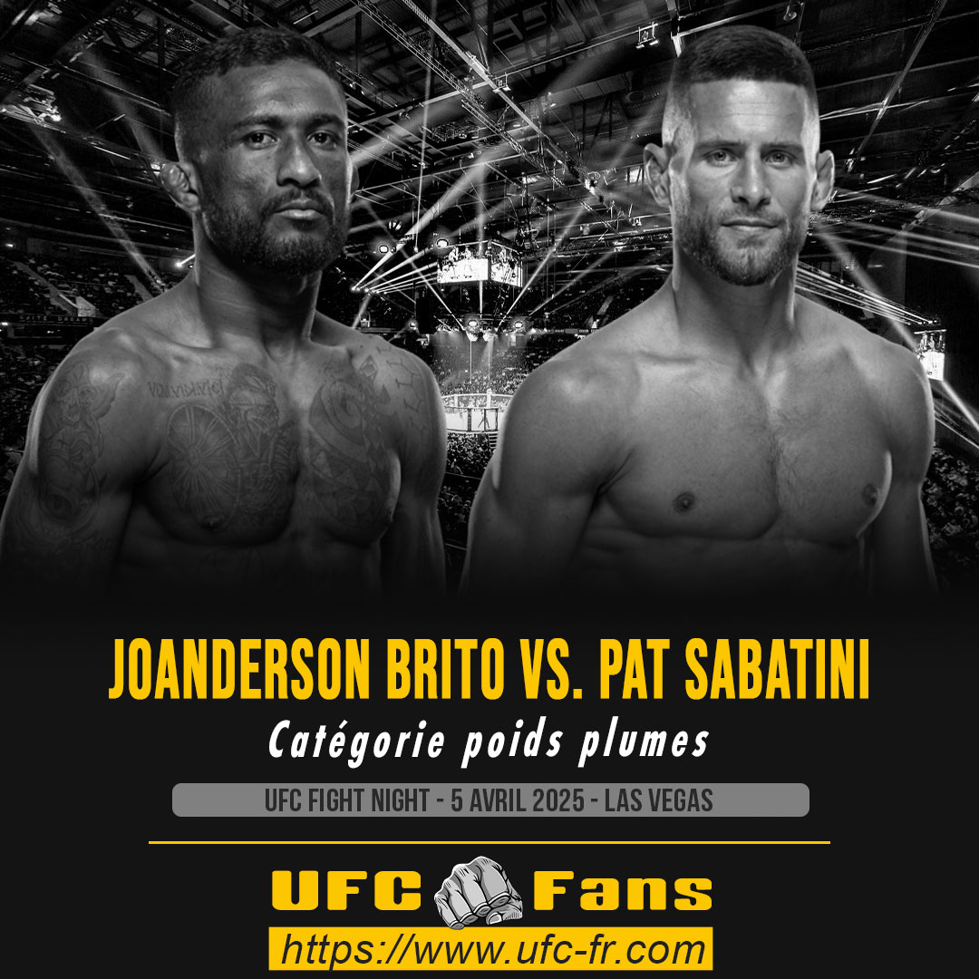Пэт Сабатини - Жоандерсон Брито (UFC on ESPN 65/UFC Vegas 105, 06.04.2025) 2 смотреть онлайн