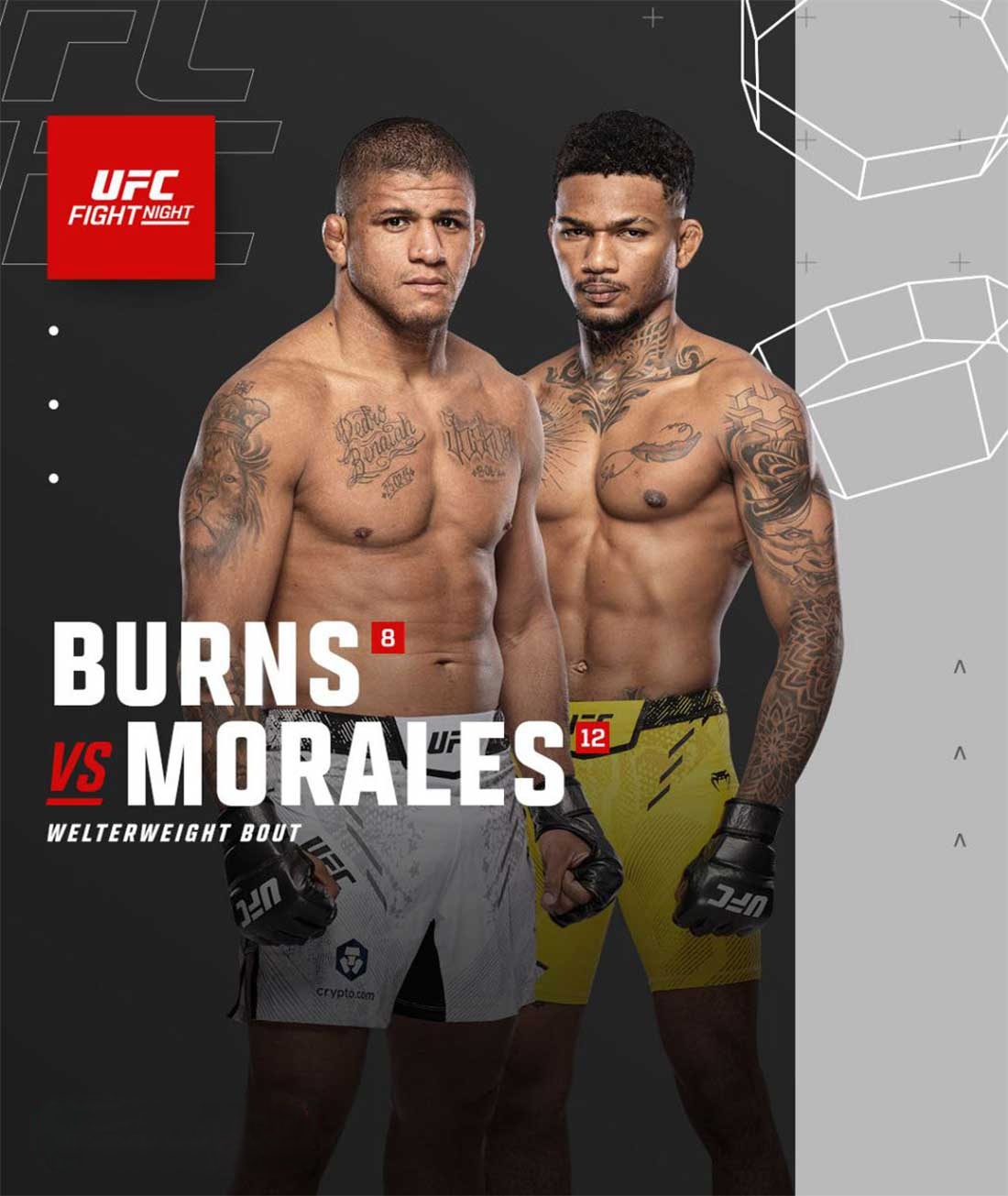 Гилберт Бернс - Майкл Моралес (UFC Fight Night 256, 18.05.2025) 2 смотреть фильм онлайн