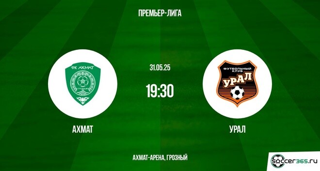 Ахмат - Урал (Россия - Переходные матчи. 31.05.2025) в хорошем качестве онлайн