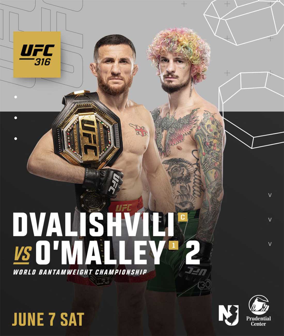 Мераб Двалишвили - Шон О Мэлли (UFC 316. 08.06.2025) 2 смотреть онлайн