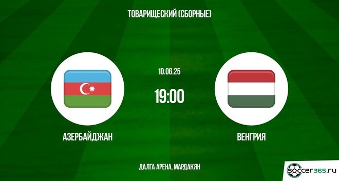 Азербайджан - Венгрия (Товарищеские матчи - 2025. 10.06.2025) 2 фильм смотреть онлайн