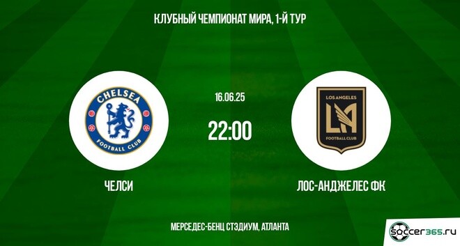 Челси - Лос-Анджелес (Клубный чемпионат мира - 2025. 1-й тур. 16.06.2025) фильм смотреть полностью