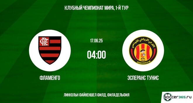 Фламенго - Эсперанс (Клубный чемпионат мира - 2025. 1-й тур. 17.06.2025) 2 без рекламы