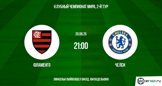 Фламенго - Челси (Клубный чемпионат мира - 2025. 2-й тур. 20.06.2025) 2 фильм онлайн лордфильм