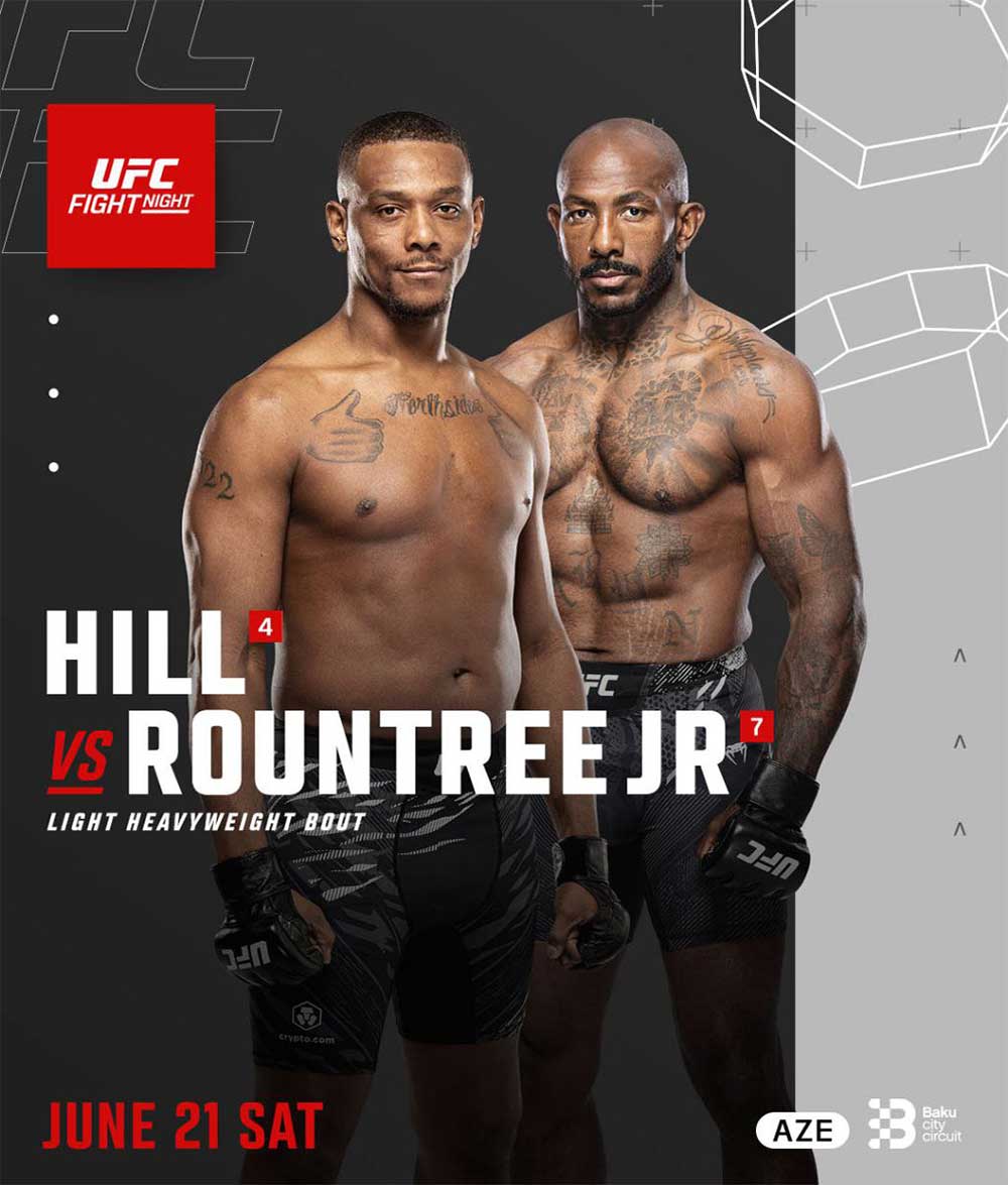 Джамал Хилл - Халил Раунтри (UFC on ABC 8 / UFC Baku. 22.06.2025) 2 (, Азербайджан) смотреть фильм онлайн