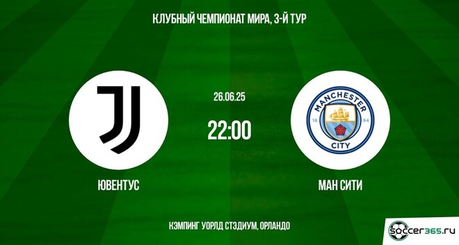 Ювентус - Манчестер Сити (Клубный чемпионат мира - 2025. 3-й тур. 26.06.2025) 2 длительность фильма