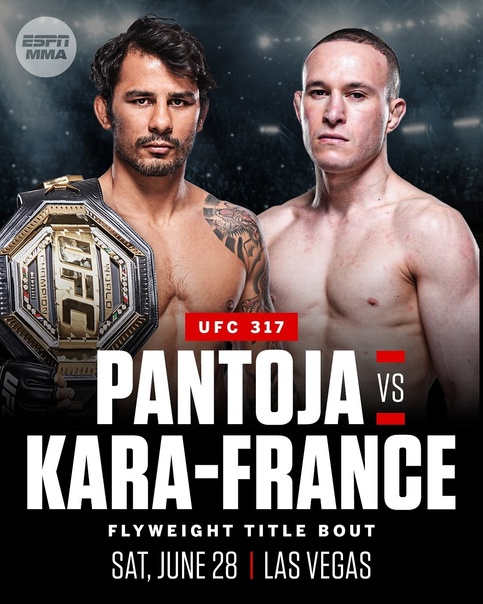Александр Пантожа - Кай Кара-Франс (UFC 2025. UFC 317. 29.06.2025) (, США) смотреть онлайн