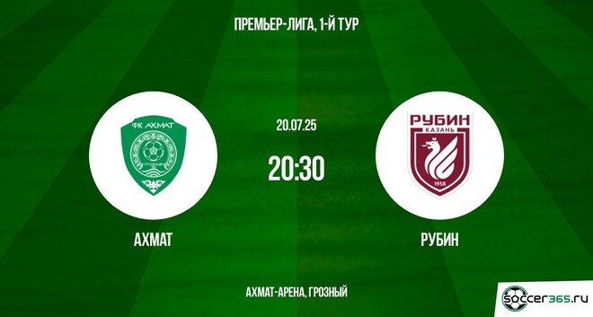 Ахмат - Рубин (РПЛ. 1-й тур. 20.07.2025) 2 смотреть онлайн лордфильм