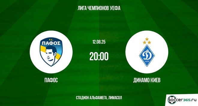 Кино Пафос - Динамо К (Лига чемпионов. 12.08.2025)