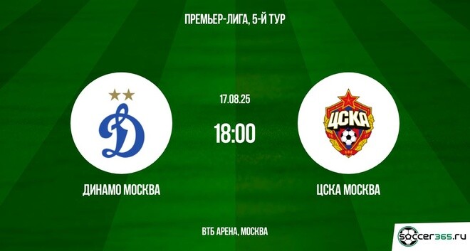 Динамо М - ЦСКА (РПЛ. 5-й тур. 17.08.2025) 2 фильм онлайн лордфильм