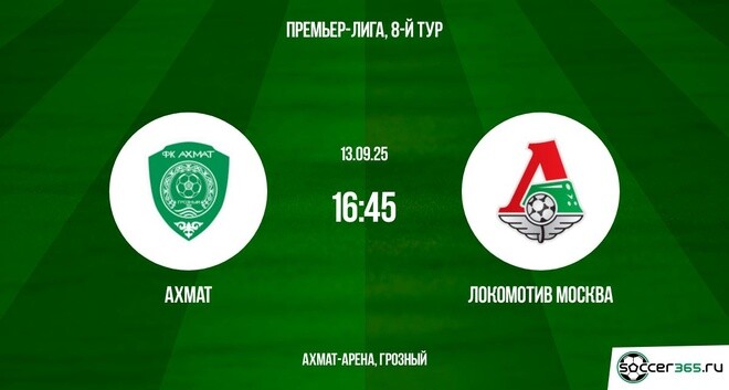 Ахмат - Локомотив М(РПЛ. 8-й тур. 13.09.2025) 2 фильм смотреть онлайн лордфильм