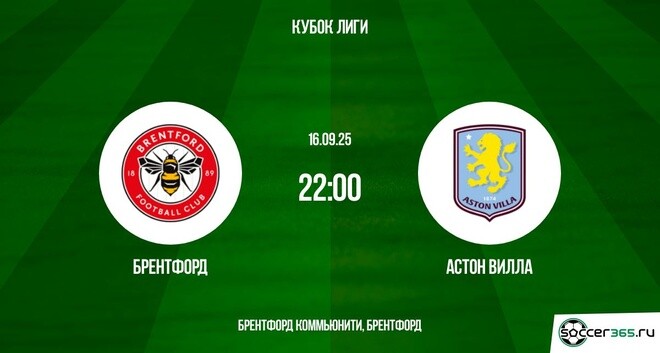 Смотреть Брентфорд - Астон Вилла(АПЛ. 16.09.2025) 2 в хорошем качестве