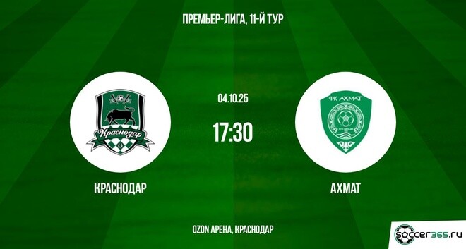 Краснодар - Ахмат(РПЛ. 04.10.2025) 2 смотреть онлайн лорд