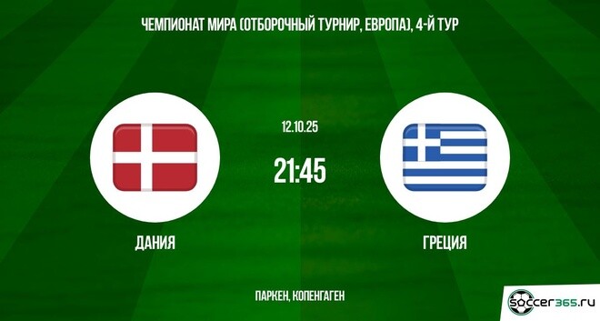 Смотреть фильм Дания - Греция 12.10.2025 ЧМ-2026 2 на телевизоре