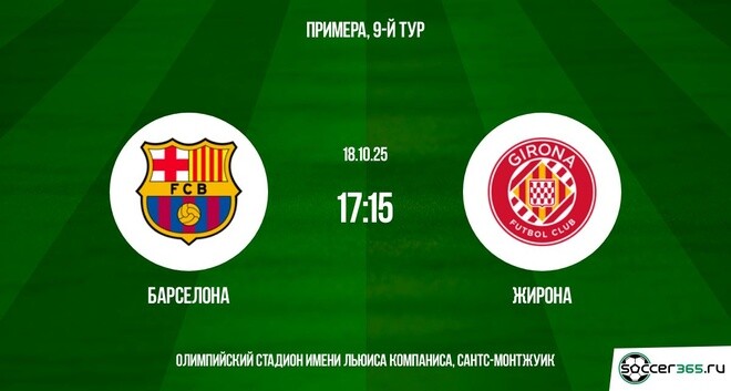 Фильм Барселона - Жирона 18.10.2025 Ла Лига 2 где снимался