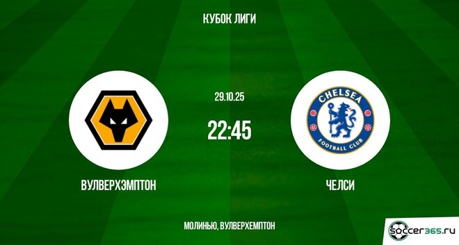Вулверхэмптон - Челси 29.10.2025 АПЛ 2 лорд фильм