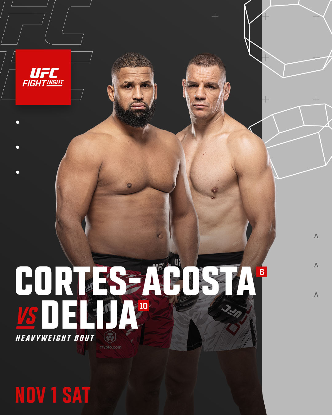 Вальдо Кортес-Акоста - Анте Делия (UFC Fight Night 263, 02.11.2025) смотреть онлайн