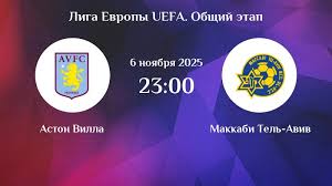 Фильм Астон Вилла - Маккаби Т-А 06.11.2025 Лига Европы 2 музыка