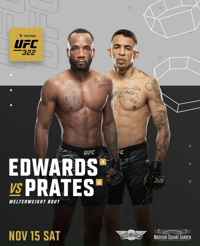 Леон Эдвардс - Карлос Пратес 16.11.2025 UFC 322 2 смотреть фильм онлайн