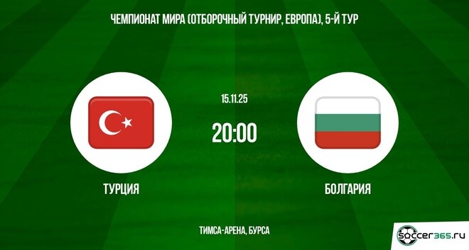 Фильм Турция - Болгария 15.11.2025 ЧМ-2026 конец