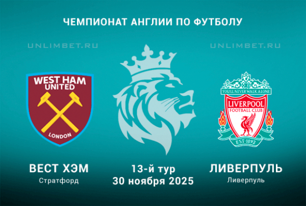 Фильм Вест Хэм - Ливерпуль 30.11.2025 АПЛ сюжет