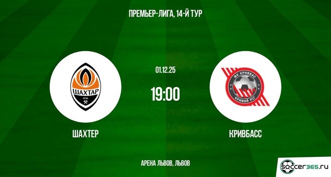 Фильм Шахтёр - Кривбасс 01.12.2025 УПЛ 2 кто играет