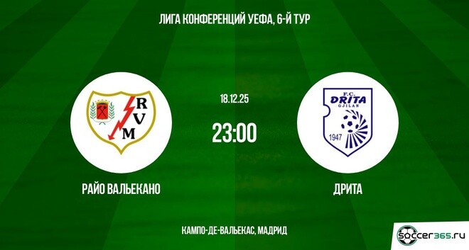 Райо Вальекано - Дрита 18.12.2025 Лига конференций 2 саундтрек