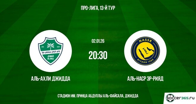 Аль-Ахли - Аль-Наср 02.01.2026 рейтинг