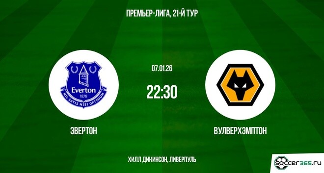 Эвертон - Вулверхэмптон 07.01.2026 2 hd