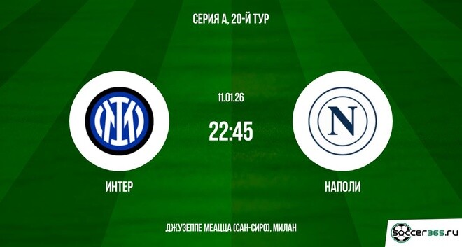 Интер М - Наполи 11.01.2026 2 фильм смотреть лордфильм