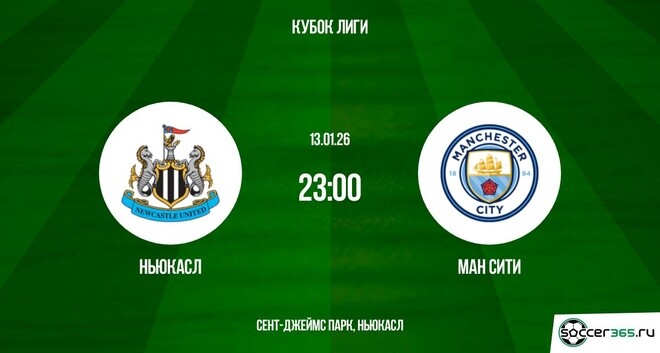 Фильм Ньюкасл - Ман Сити 13.01.2026 2 рейтинг