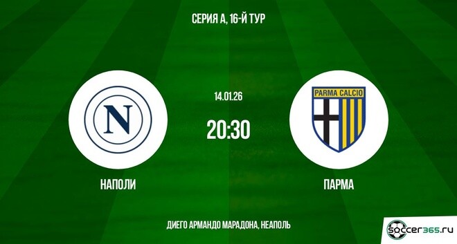 Фильм Наполи - Парма 14.01.2026 актеры