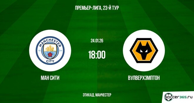 Ман Сити - Вулверхэмптон 24.01.2026 2 1080