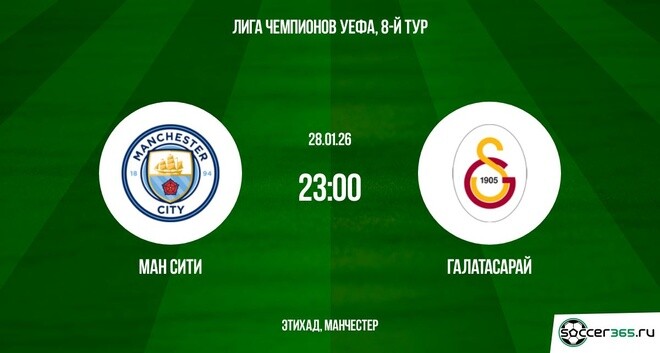 Посмотреть фильм бесплатно Ман Сити - Галатасарай 28.01.2026 (Лига чемпионов) 2