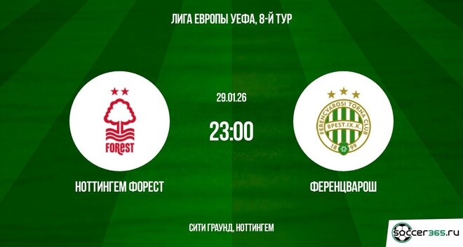 Ноттингем - Ференцварош 29.01.2026 фильм смотреть бесплатно лордфильм