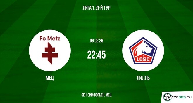 Метц - Лилль 06.02.2026 2 фильм смотреть онлайн лордфильм