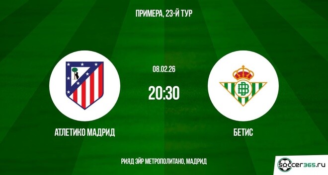 Смотреть фильм Атлетико М - Бетис 08.02.2026 2 в фб