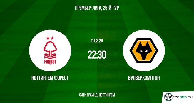 Фильм Ноттингем - Вулверхэмптон 11.02.2026 2 рейтинг